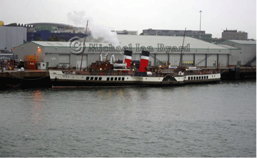 Paddle Steamer Waverley at Southampton